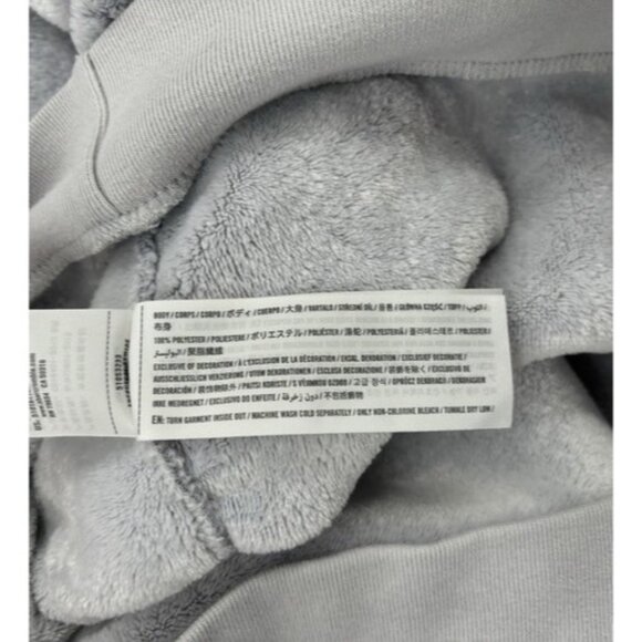 Gilly Hicks By Hollister Lounge Hoodie Sweatshirt Light Grey Size L Large - Picture 6 of 11